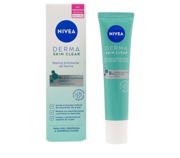 Nivea Derma Skin Clear Night Exfoliating Peeling 40ml