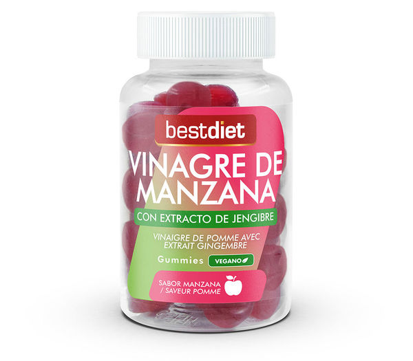 Gummies Au Vinaigre De Cidre De Pomme Bunkell - Soutien Immunitaire & Poids, 60 Gommes, Sans Gluten, Végan