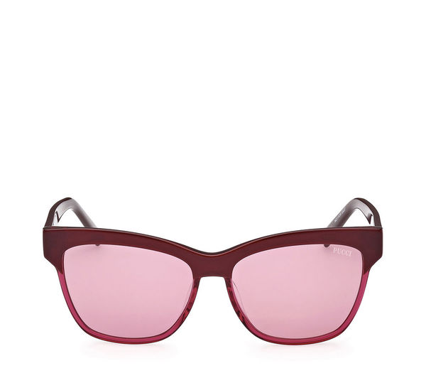 Emilio Pucci EP0198 69S Shiny Bordeaux Burgundy Adult Sunglasses Emilio Pucci EP0193 69S Geometric Shiny Bordeaux Burgundy  main image 4