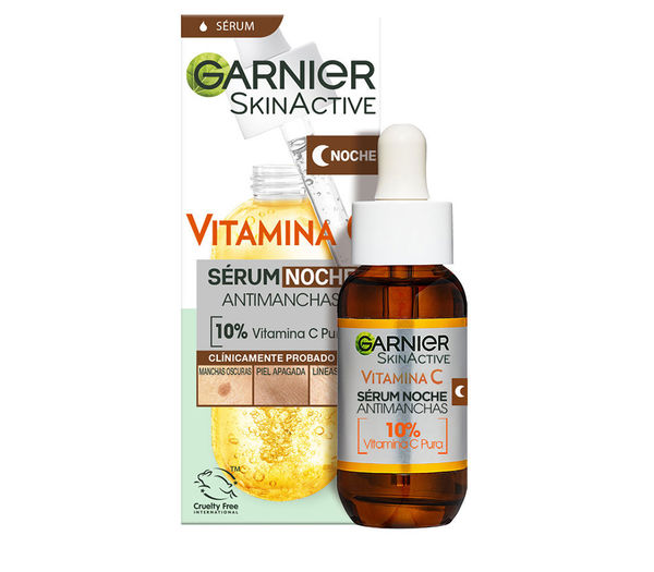 ビタミンC アンチブレミッシュナイトセラム、汚れに強い Garnier