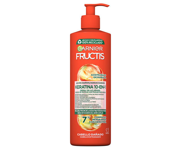 FRUCTIS ADIOS DAÑOS KERATINA 10-EN-1 crema sin aclarado Garnier