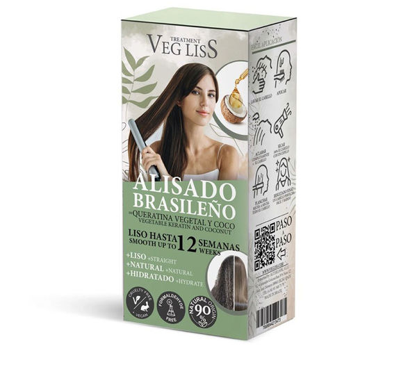 VEG LISS alisado brasileño con queratina vegetal y coco Veg Liss