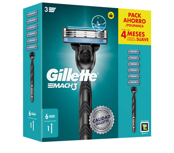 Gillette Mach3 Lamette Per Rasoio Da Uomo Con Lame Più Forti Dell - Foto 11