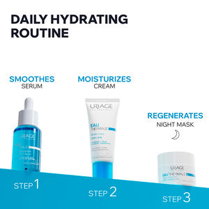 EAU THERMALE Feuchtigkeitsspendende Nachtmaske mit HYALURONSÄURE UND EDELWEISS