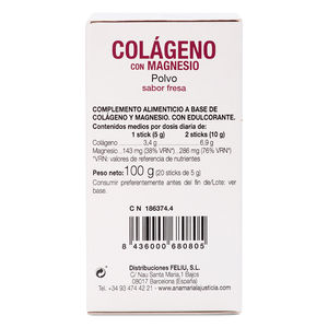 COLÁGENO CON MAGNESIO sabor fresa