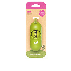 DISPENSADOR BOLSAS mascota con bolsas #lavanda 15 uds