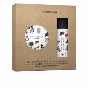ORIGINAL FOUNDATION + BRUSH MEDIUM BEIGE lote 2 pz