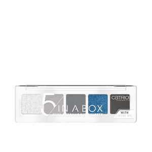 5 IN A BOX mini eyeshadow palette #050-blue smokey look