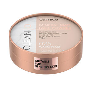 CLEAN ID mineral matt face powder #025-warm peach