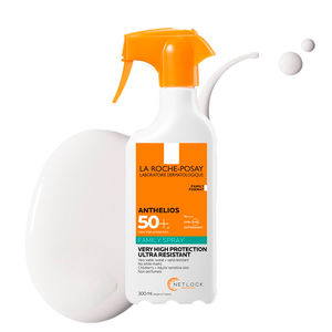 ANTHELIOS Invisible Family Spray, Water, Sweat &amp; Sand Resistant SPF50+