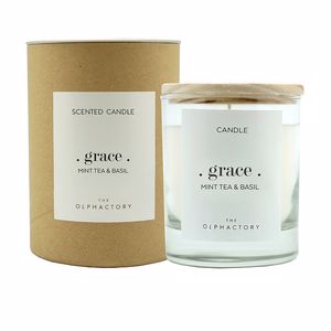 [ BREATHE ] vela aromática 24 horas #mint tea & basil 200 gr