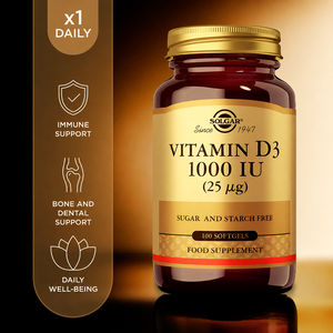 VITAMINAS D3 1000 TV 25 µg minkštos kapsulės