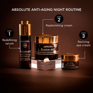 QUEEN BEE ABSOLUTE ANTI-AGING REDENSIFY SERUM com geleia real, própolis e mel