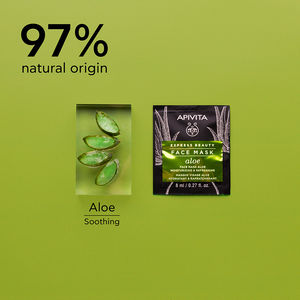 Express Beauty Maschera viso idratante e rinfrescante con Aloe