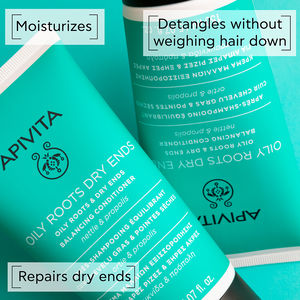 ACONDICIONADOR equilibrante para raíz grasa y puntas secas