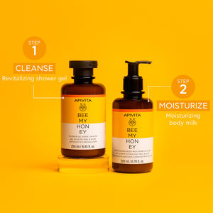 BEE MY HONEY Bath gel with honey, aloe and essential oils - Gently cleanses the skin
