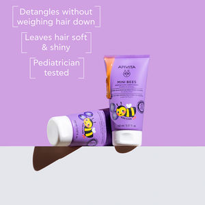 Mini Bees Sanfter Conditioner für Kinder, ideal für krauses und wirres Haar