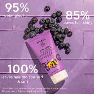 Mini Bees Sanfter Conditioner für Kinder, ideal für krauses und wirres Haar