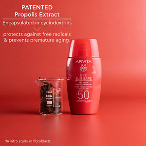 BEE SUN SAFE INVISIBLE FACIAL FLUID DRY TOUCH SPF 50 A non-greasy sunscreen