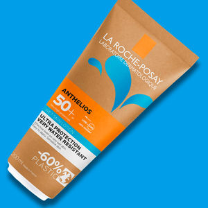 ANTHELIOS PEAU MOUILLÉE TUBE CARTON crème solaire pour le corps, haute protection UV SPF50+