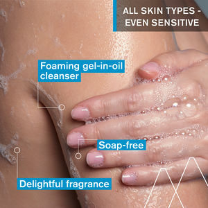Olio detergente con glicerina al 25% - 2 in 1: deterge e idrata delicatamente