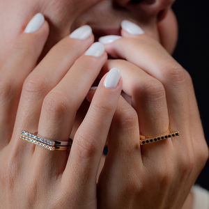 MANHATTAN GOLD ring #gold glitter