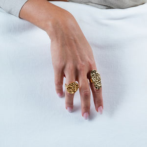Anello TRIBECA #oro glitter
