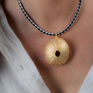 TRENC LUXE BLACK &amp; WHITE necklace #shiny gold