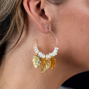 CROWN 4CM earrings #gold glitter