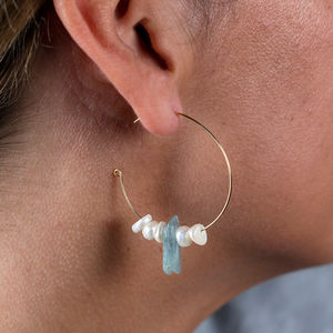 LAO GREEN 4CM earrings #gold glitter