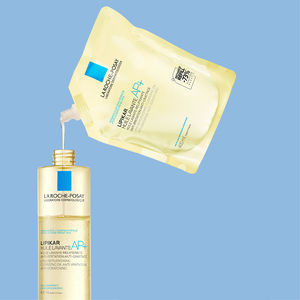 Huile nettoyante LIPIKAR AP+, nettoyant corps anti-irritations pour peaux atopiques