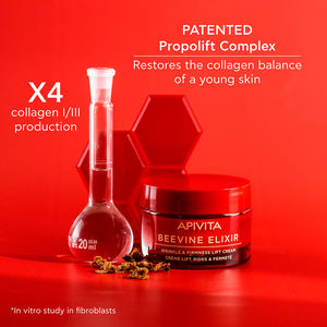 BEEVINE ELIXIR CRÈME LIFT ET FERMETÉ Hydratant riche anti-âge pour le visage