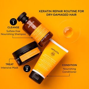 KERATIN REPAIR SHAMPOOING NOURRISSANT ET RÉPARATEUR pour cheveux secs et abîmés