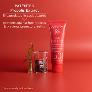 BEE SUN SAFE Anti-aging and Anti-dark spot tinted cream SPF 50