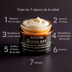CREME REGENERADOR ANTI-ENVELHECIMENTO ABSOLUTO DE ABELHA RAINHA com geleia real, própolis e mel
