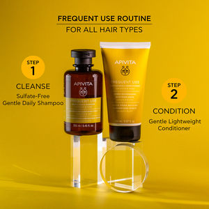 APIVITA GENTLE DAILY USE CONDITIONER FOR HAIR with chamomile and honey