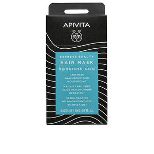 Apivita Mascarilla hidratante para todo tipo de cabello con ácido hialurónico y aloe 20 ml