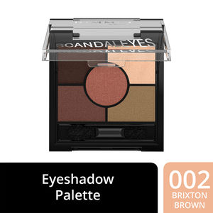 SCANDALEYES eyeshadow palette #002-brixton brown