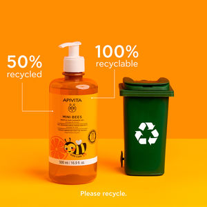 Mini Bees Gel de ducha suave para niños apto para pieles sensibles