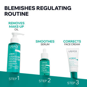 Hyseac 3 Regul+. Pūtītes, melni punktiņi. Salicilskābe / AHA