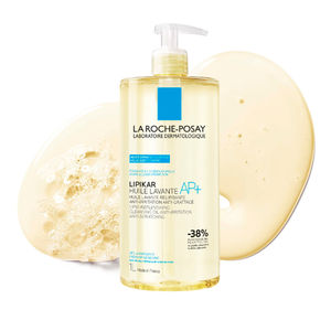 Huile nettoyante LIPIKAR AP+, nettoyant corps anti-irritations pour peaux atopiques