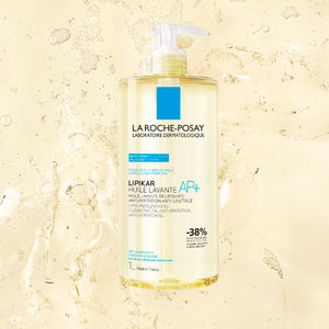 Huile nettoyante LIPIKAR AP+, nettoyant corps anti-irritations pour peaux atopiques