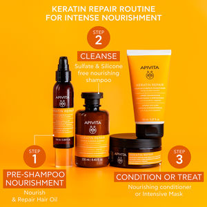 NOURISHING AND REPAIRING KERATIN REPAIR HAIR OIL for dry and damaged hair