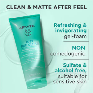 JUST BEE CLEAR Purifying Cleansing Gel for oily, acne-prone skin