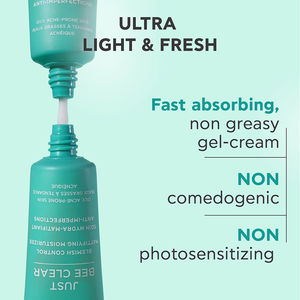 JUST BEE CLEAR Anti-Imperfections Mattifying Moisturizing Gel-Cream for Oily Skin