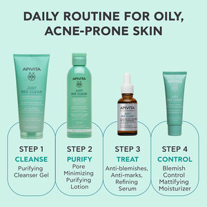 JUST BEE CLEAR Anti-Imperfections Mattifying Moisturizing Gel-Cream for Oily Skin