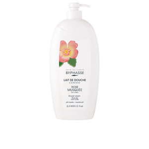 Gel de baño CARESSE crema de ducha rosa mosqueta Byphasse