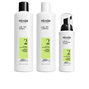 Set peluquería SISTEMA 2 - Kit - Tratamiento para Cabello Natural con Debilitamiento Avanzado Nioxin