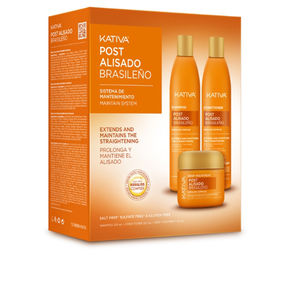 Set peluquería KATIVA PROFESIONAL POST ALISADO BRASILEÑO LOTE Kativa