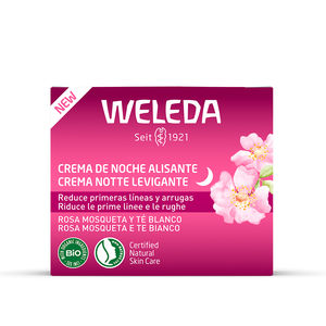 Crema notte levigante alla rosa canina e al tè bianco SMOOTHING